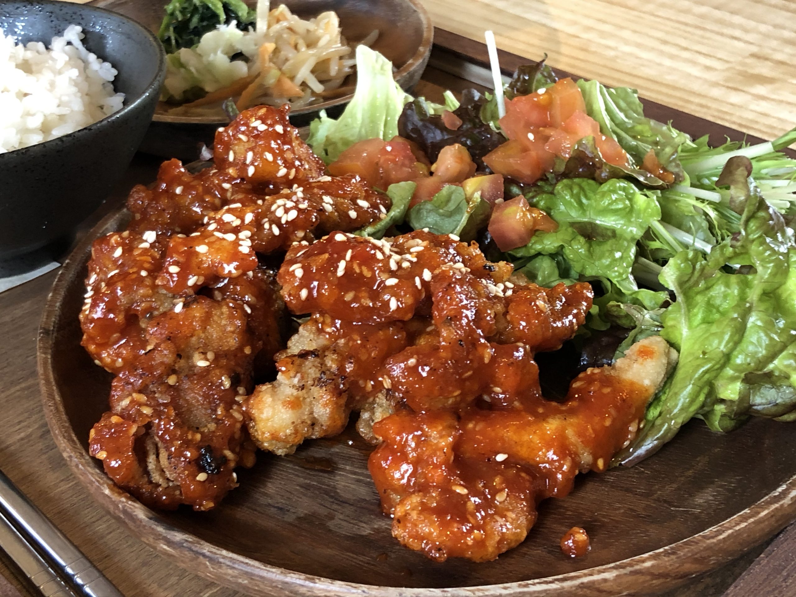 ヤンニョムチキンセット 1,300円